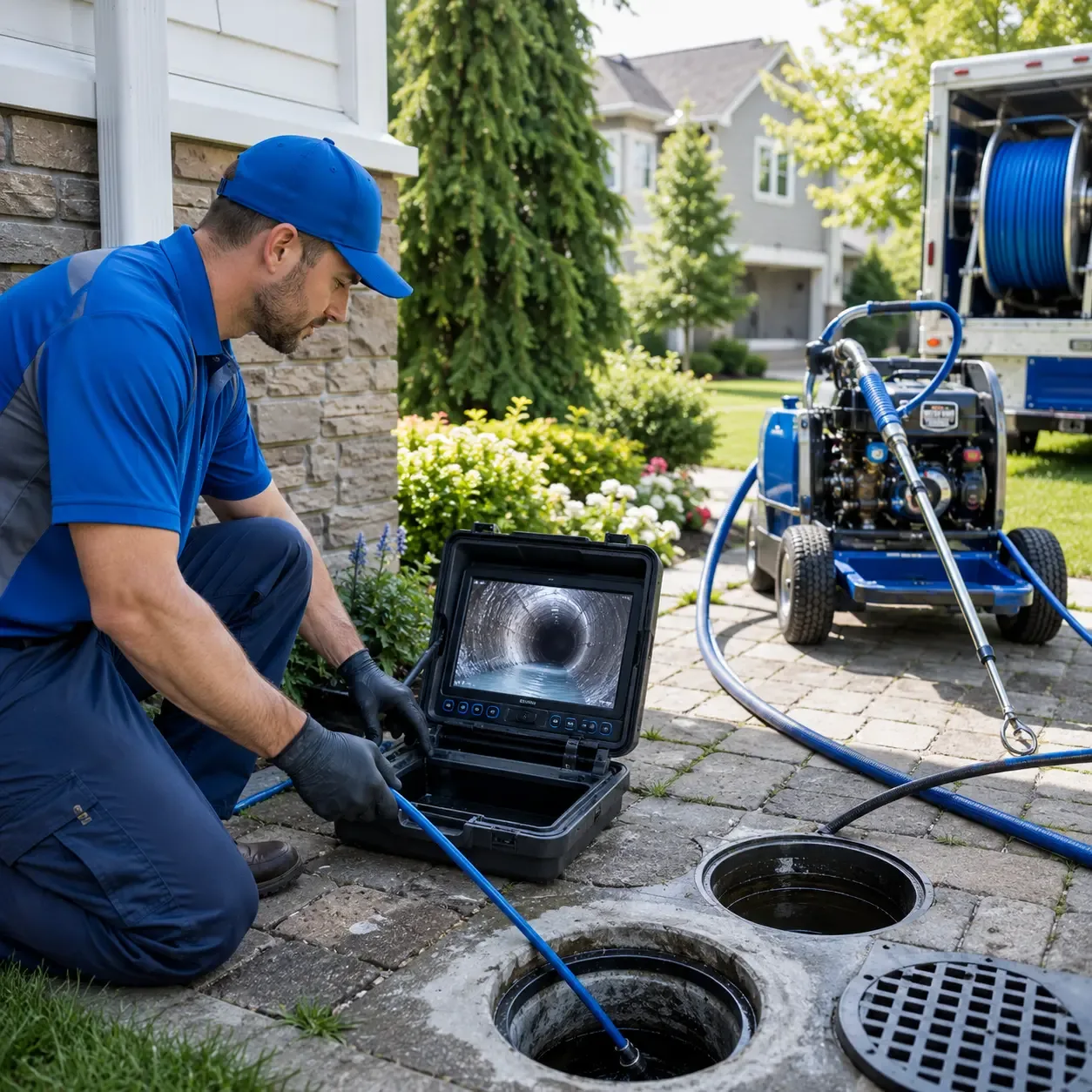 Outdoor drain cleaning professionals serving Flat Top, WV